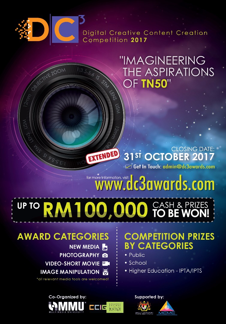 PosterPeraduanDigitalCreativeContentCreationCompetition2017